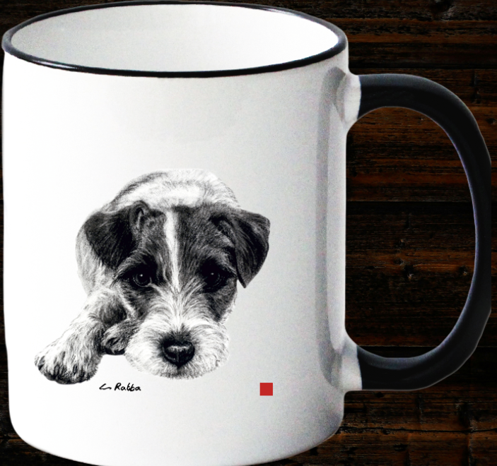 Lieblingsbecher / Tasse Jack Russel Terrier - Keramik 0,3 l