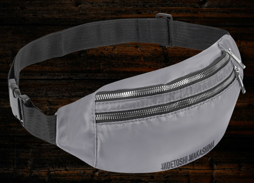 Gürteltasche / Bauchtasche silbergrau
