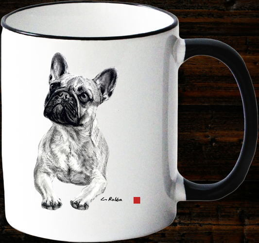Lieblingsbecher / Tasse Französische Bulldogge - Keramik 0,3 l